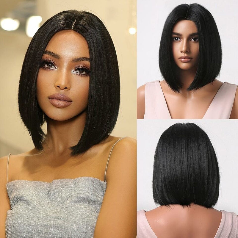 Diva Bob 10 inch Lace Frontal Straight Wig